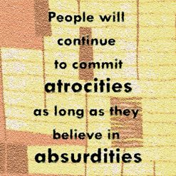 Atrocities/absurdities - P926