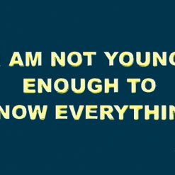 Not Young Enough - P959