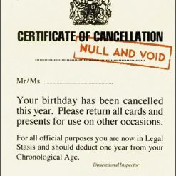 Your Birthday is Cancelled - P850