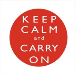 Keep Calm Badge