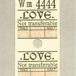 Love Ticket Greeting Card