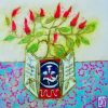 chillies in a tin card