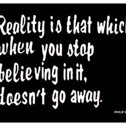 Reality Doesn't go away P1084