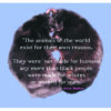 two cats head to head asleep with Alice Waters Quote