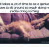 To be a genius P1087